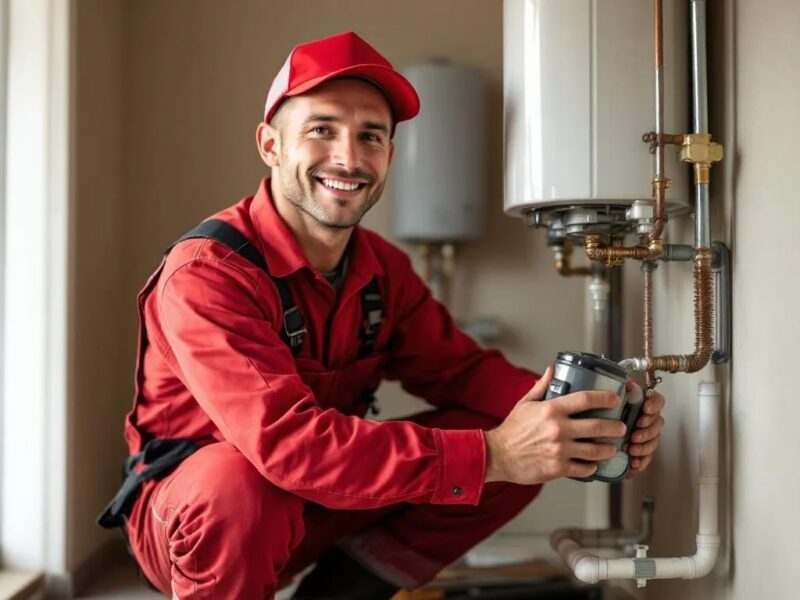 gas-geyser-repair-crusaders-plumbing-roodepoort-and-johannesburg-expert-adjusting-gas-pressure-on-bosch-geyser-during-maintenance-in-wilgeheuwel-home